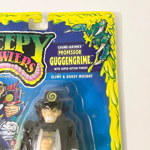 VTG 1994 Creepy Crawlers Professor  Guggengrime 5.5 Inch Action Figure Damaged - Picture 7 of 16